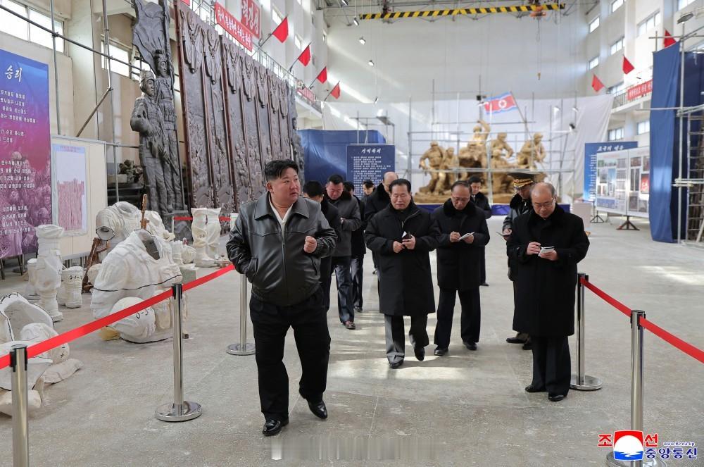 敬爱的金正恩同志指导海外军事作战功勋纪念馆雕像创作工作朝中社平壤１月２６日电　朝