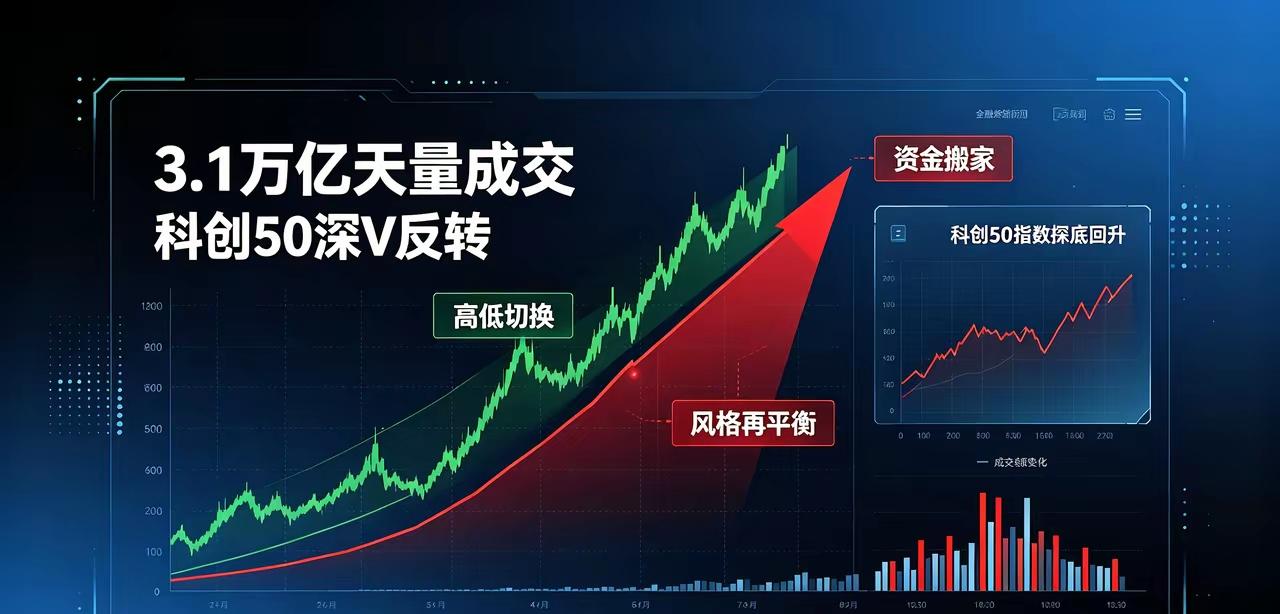 半导体今天这波探底回升，看着像“跌不动了”，其实全是套路。早盘砸那么狠，午