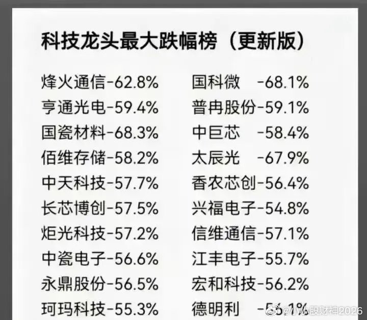 存储芯片这波跌得太狠了，德明利、江波龙、兆易创新、佰维存储，很多人本来还想着捡便