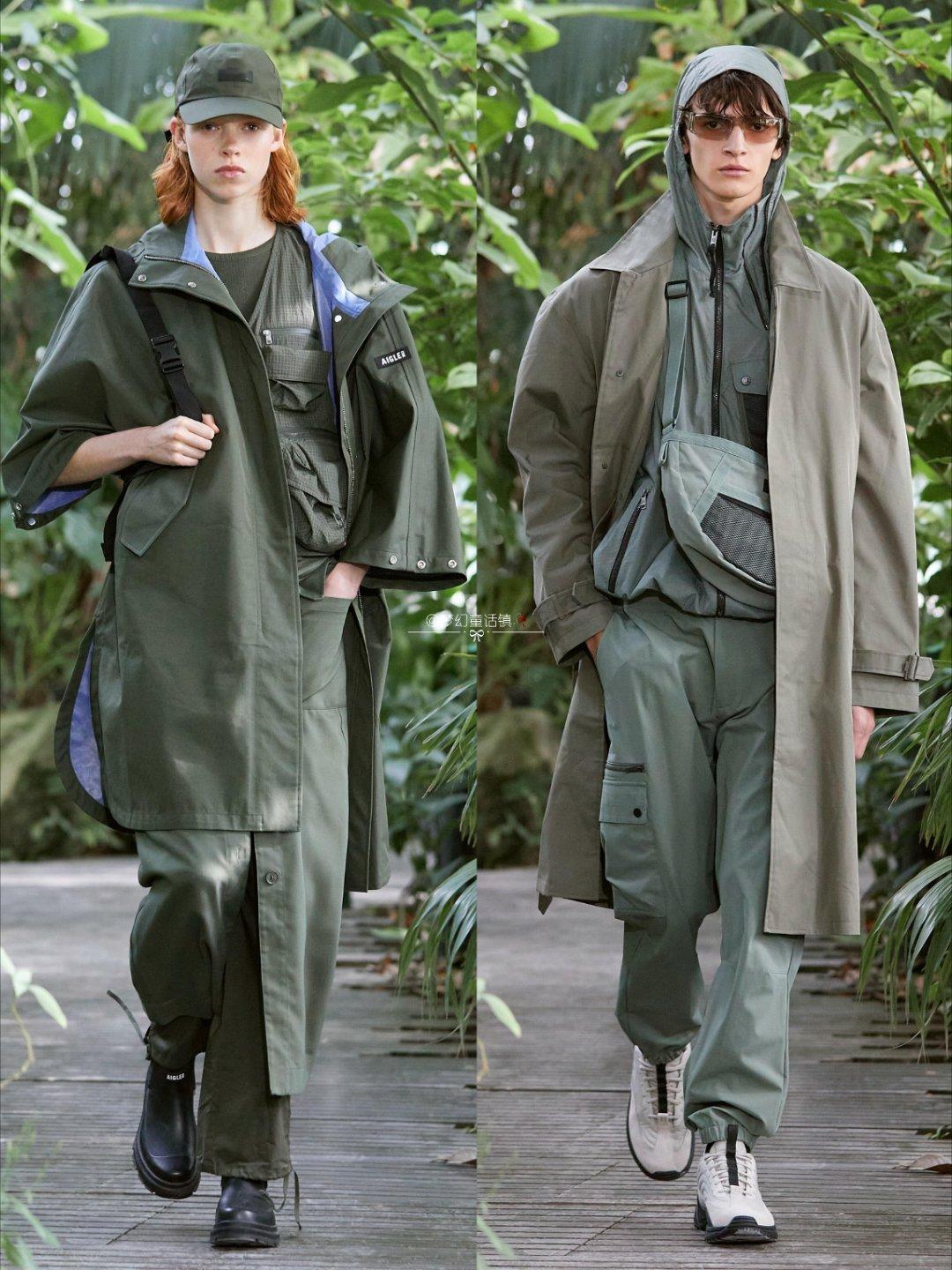 风格大赏都市户外风法国百年户外老牌AIGLE太会了，1853年创立至今，法式优雅