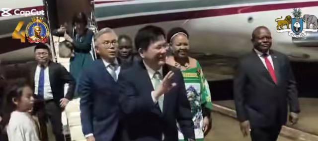 贼心不死！赖清德窜访斯威士兰图谋落空林佳龙作为台当局代表窜抵当地赖清德本来