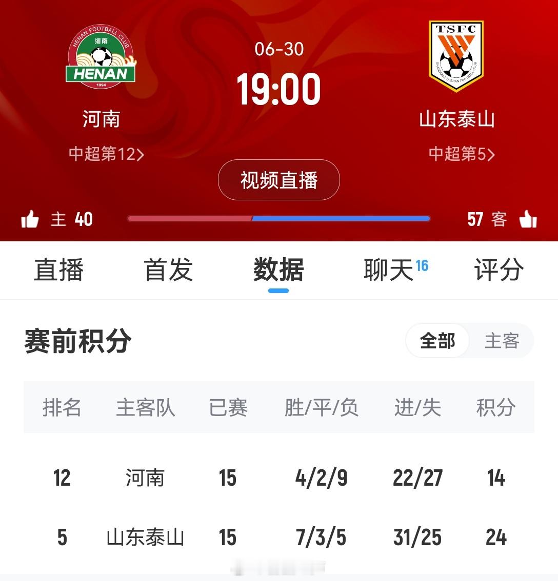 6月30日，山东泰山队客战河南队，根据双方俱乐部对等原则，本场比赛客队票免费，想