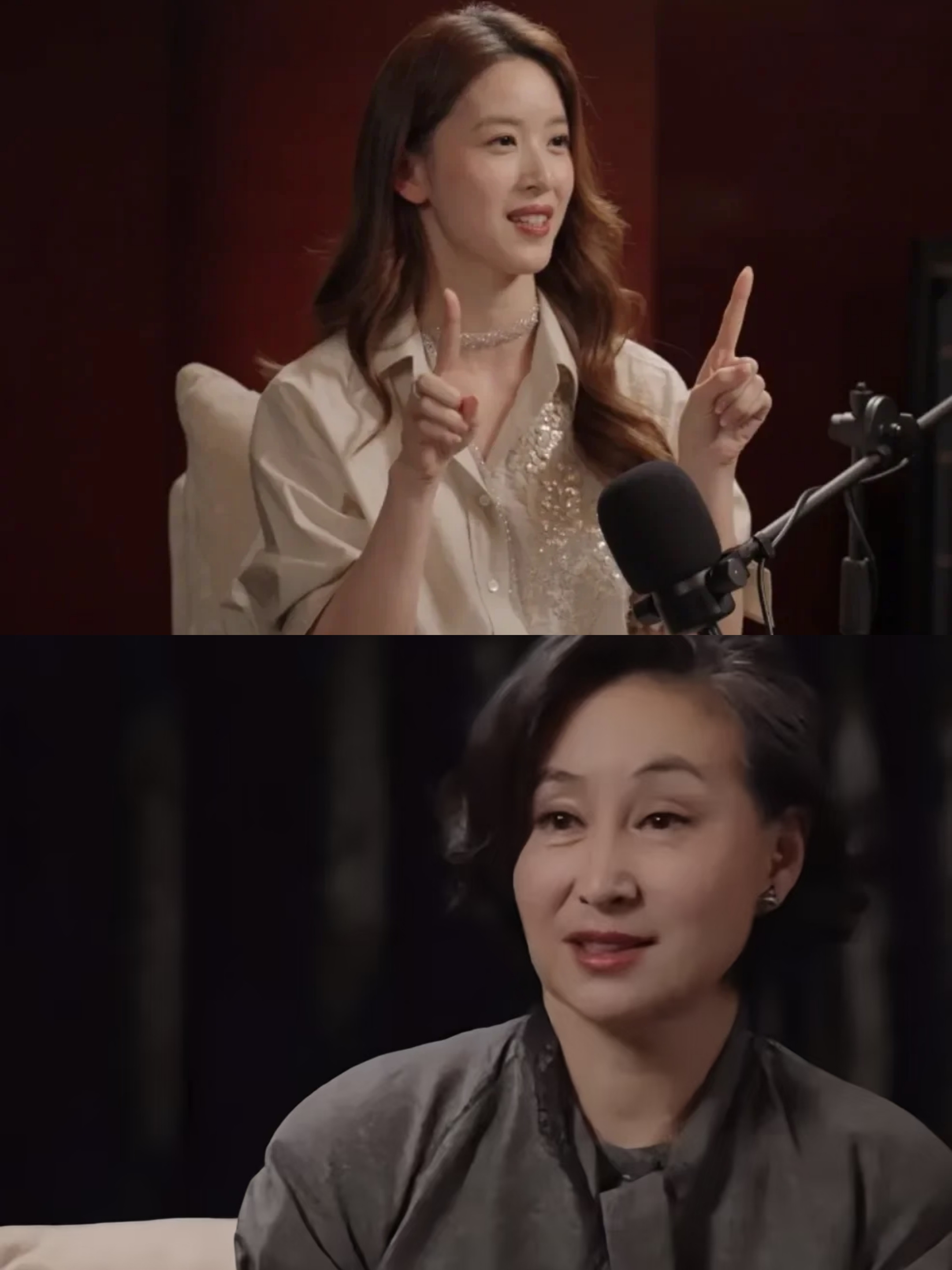 章泽天怎么回事，年初访问刘嘉玲翻车，还以为会收手，没想到，这次又访问了个大咖，依然接不住话章泽天虽然