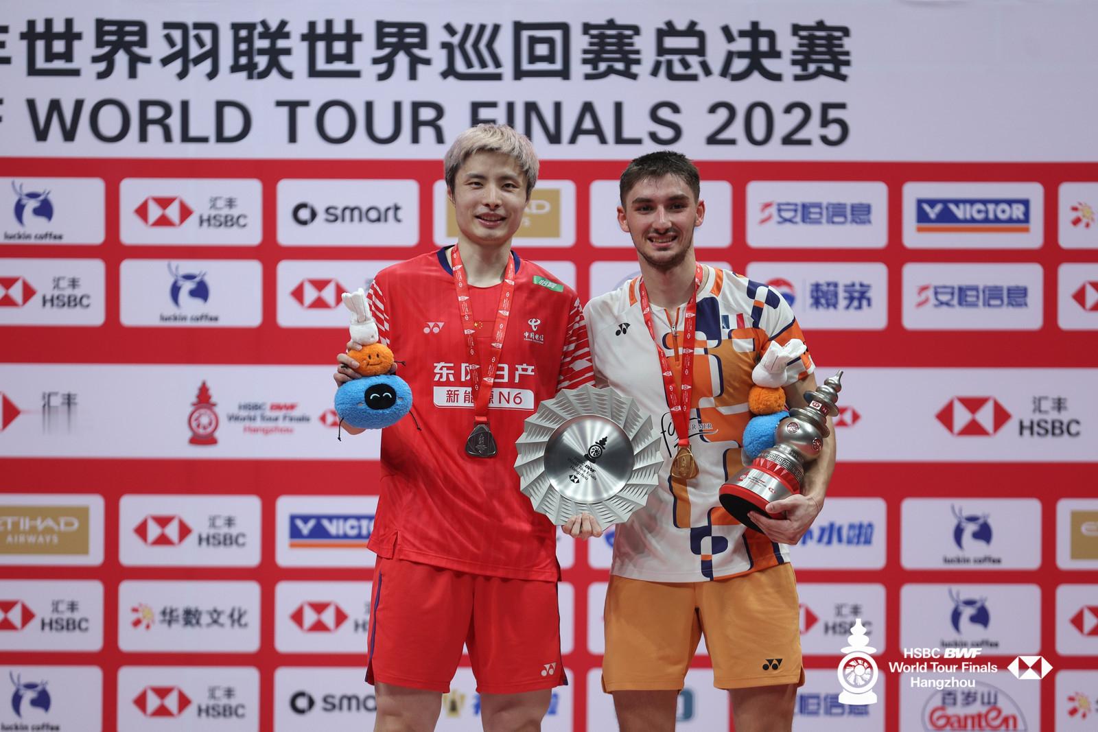 2025年世界羽联年终总决赛最终赛果：韩国队3冠，中国队1冠4亚，法国队1冠，