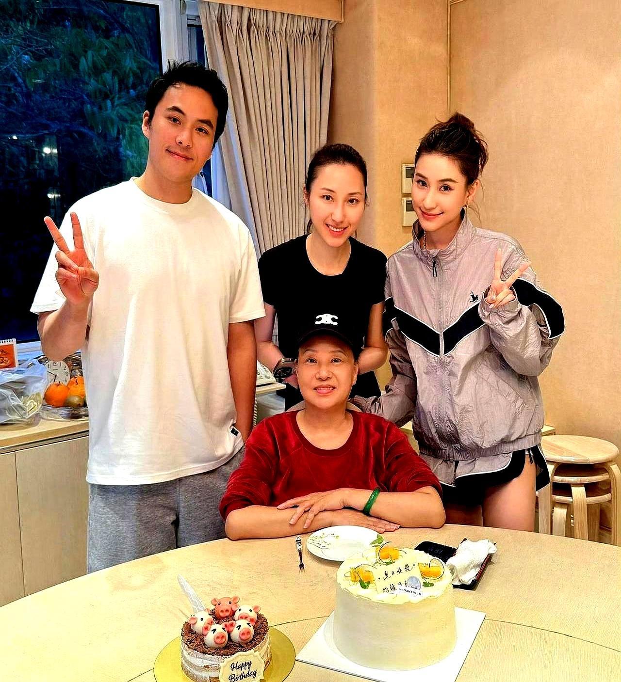 赌王家这道墙，把外姓人挡得死死的。三太陈婉珍73岁大寿，全家福里依然没见女婿窦骁