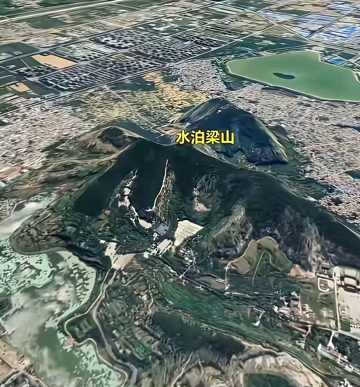 八百里水泊梁山，水泊不见了？​