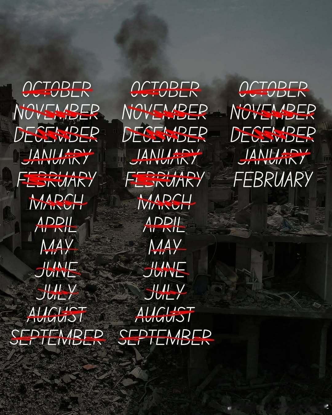 🟥以色列把200万巴勒斯坦人关在一个巨大的围墙营地里，过去27个月一直对他们进