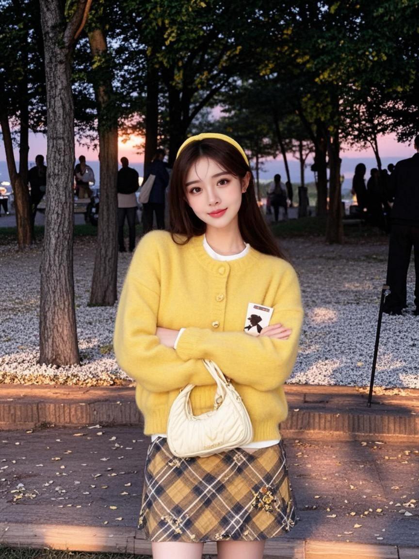亮色户外照 原来ai写真可以这么美 人生总得有一套ai写真吧 谁拍谁好...