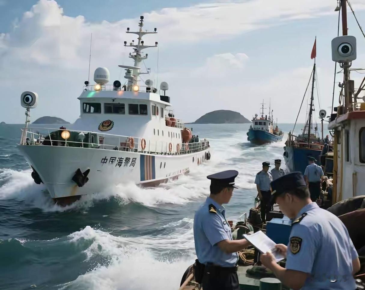 根本不停了！海警编队再赴台东并明确表示:此为常态执法巡查7月4号当天，中国海警