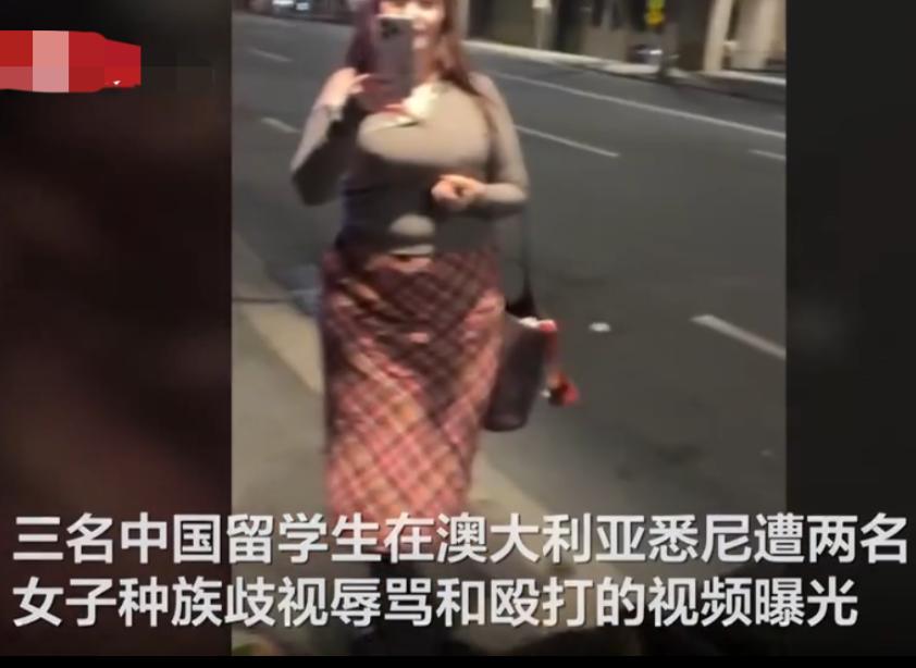你有没有发现一个特别讽刺的事，这两个动手打人的白人也是女的。一个23岁中国女