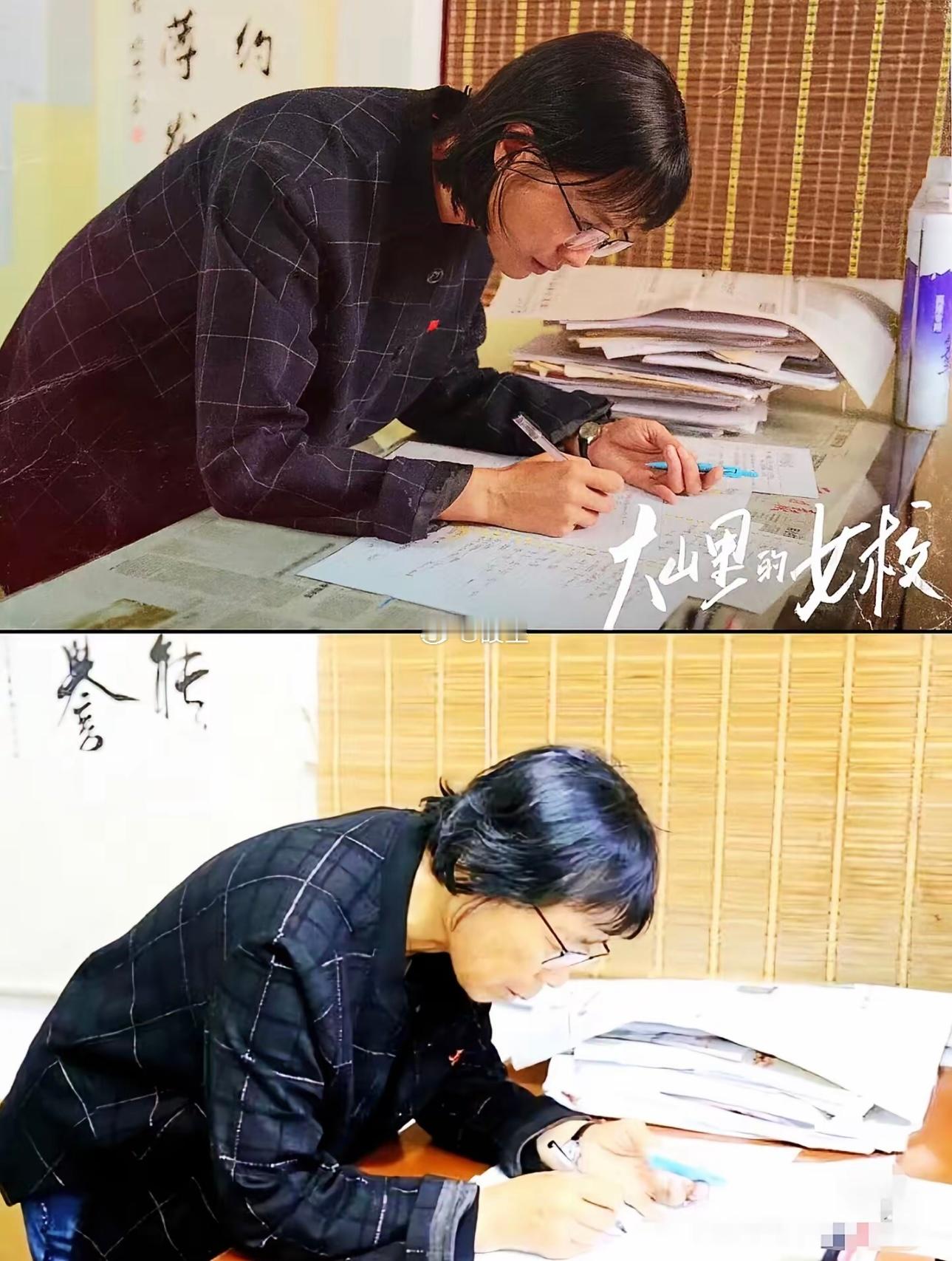 上面是《山花烂漫时》剧中画面，下面是真人原版，动作神态都照着原片来，看得出来宋佳