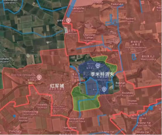 俄军继续对季米特洛夫包围圈进行压缩。这儿的乌军已经没有逃跑的任何希望，又不愿意投