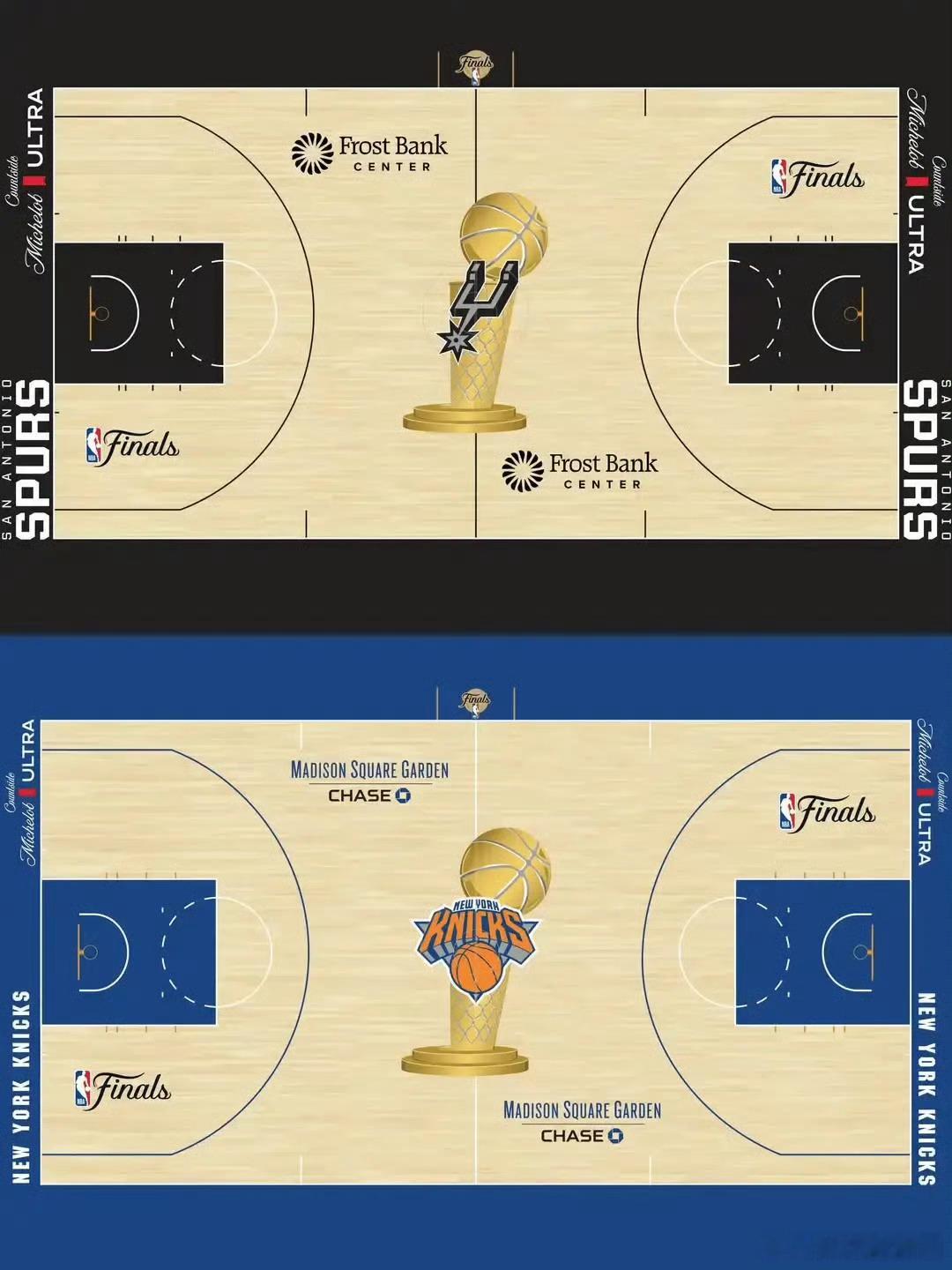 NBA总决赛地板有那味儿了NBA总决赛专属金杯地板正式亮相，2026NBA总决