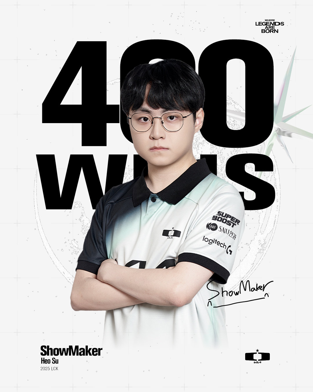 昨日DK以2比0击败DRX，这场胜利也让中单ShowMaker迎来了职业生涯的第