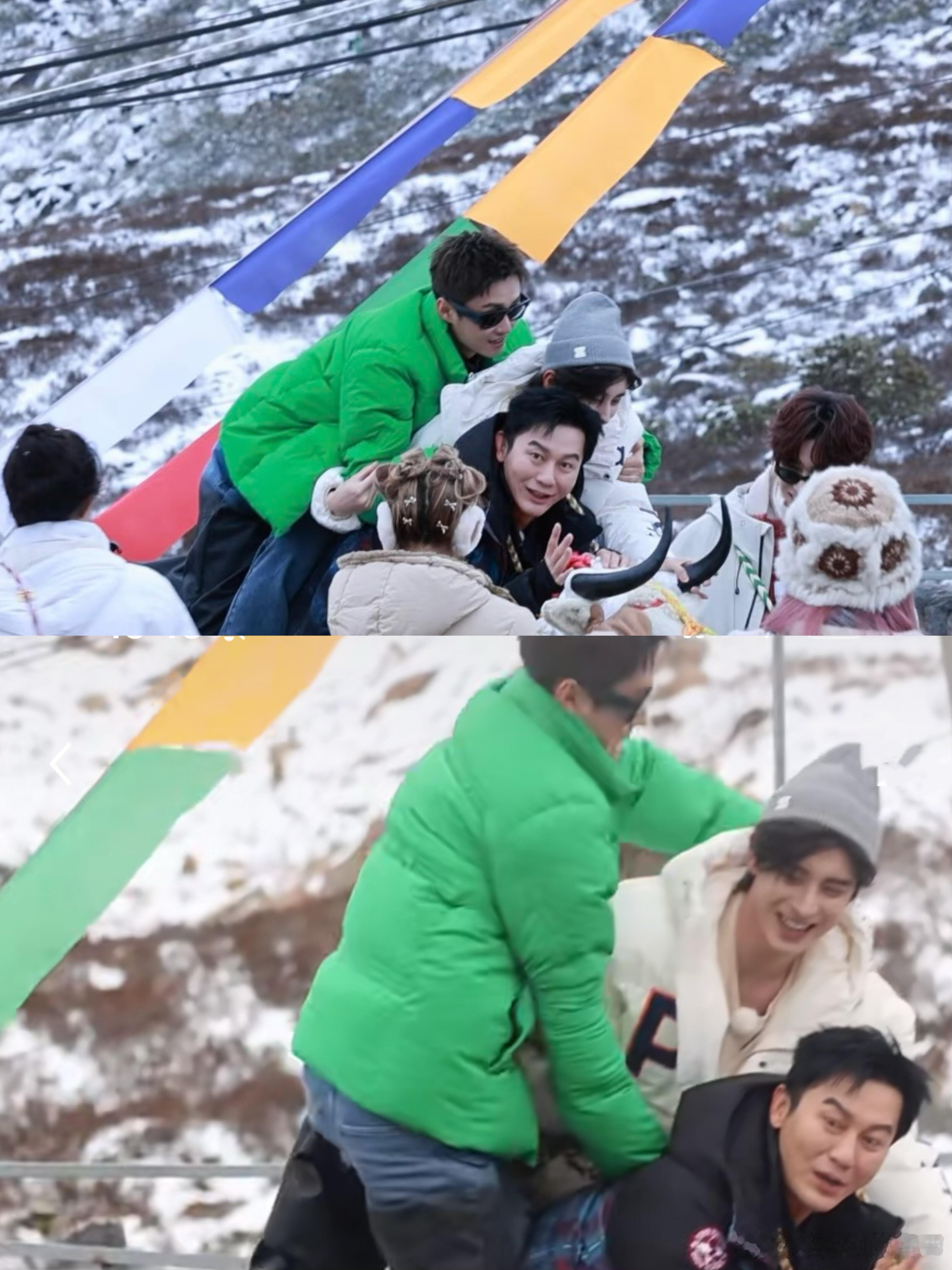 奔跑吧奔跑吧路透！这是在叠罗汉吗敖瑞鹏｜翟子