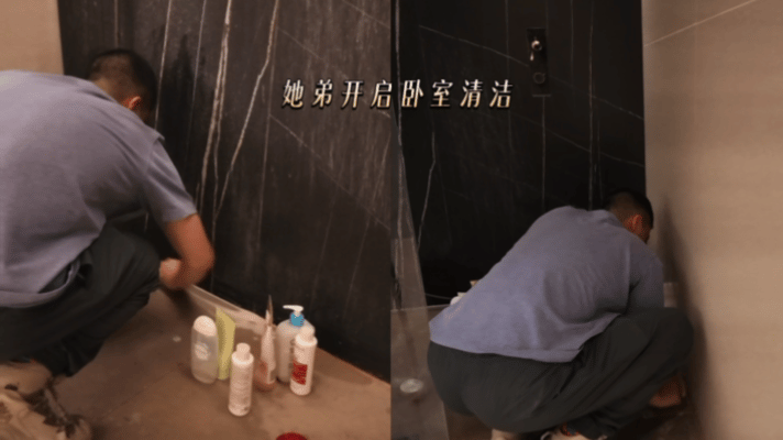 胡军全家伦敦给闺女干活胡军一家飞伦敦看望九儿，全员化身家政天团打扫五小时，康康