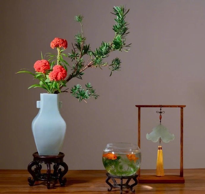 “中式·插花欣赏…”