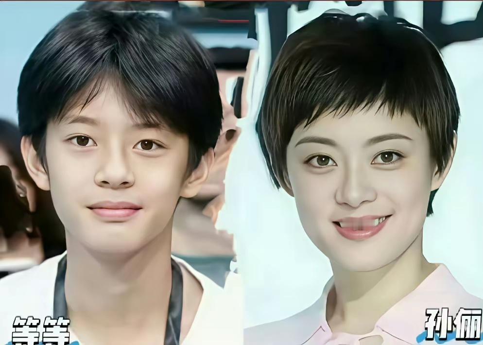 颜值遗传真是玄！孙俪儿子就一脸星相蒋勤勤就太倒霉！她和陈建斌生的两个儿子，全像陈
