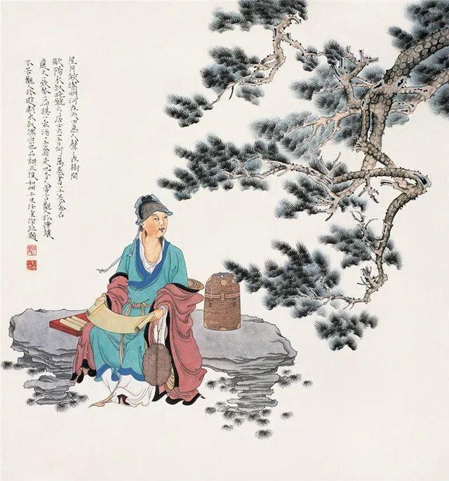 任重人物画欣赏绘画