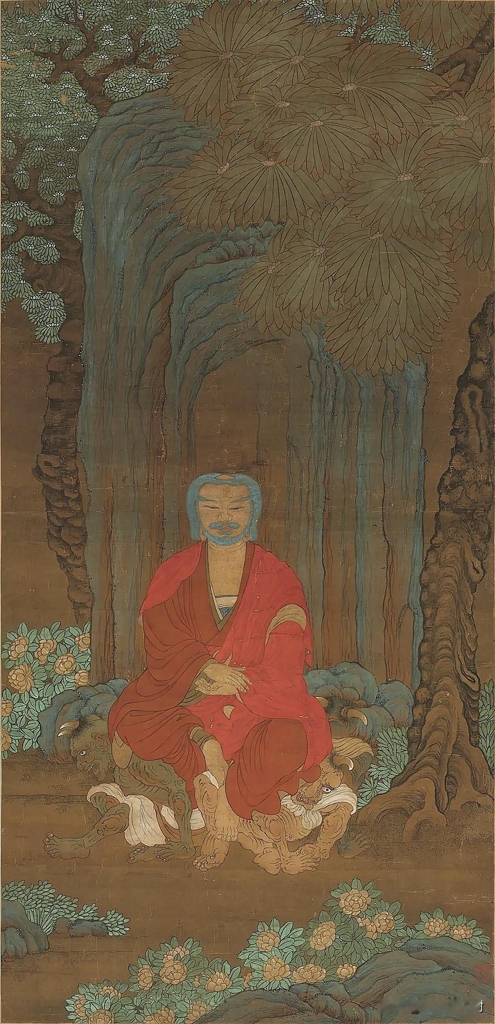 一幅罕见古画，看懂佛陀降服贪嗔痴这幅十七世纪的古画，描绘释迦牟尼降魔成道的