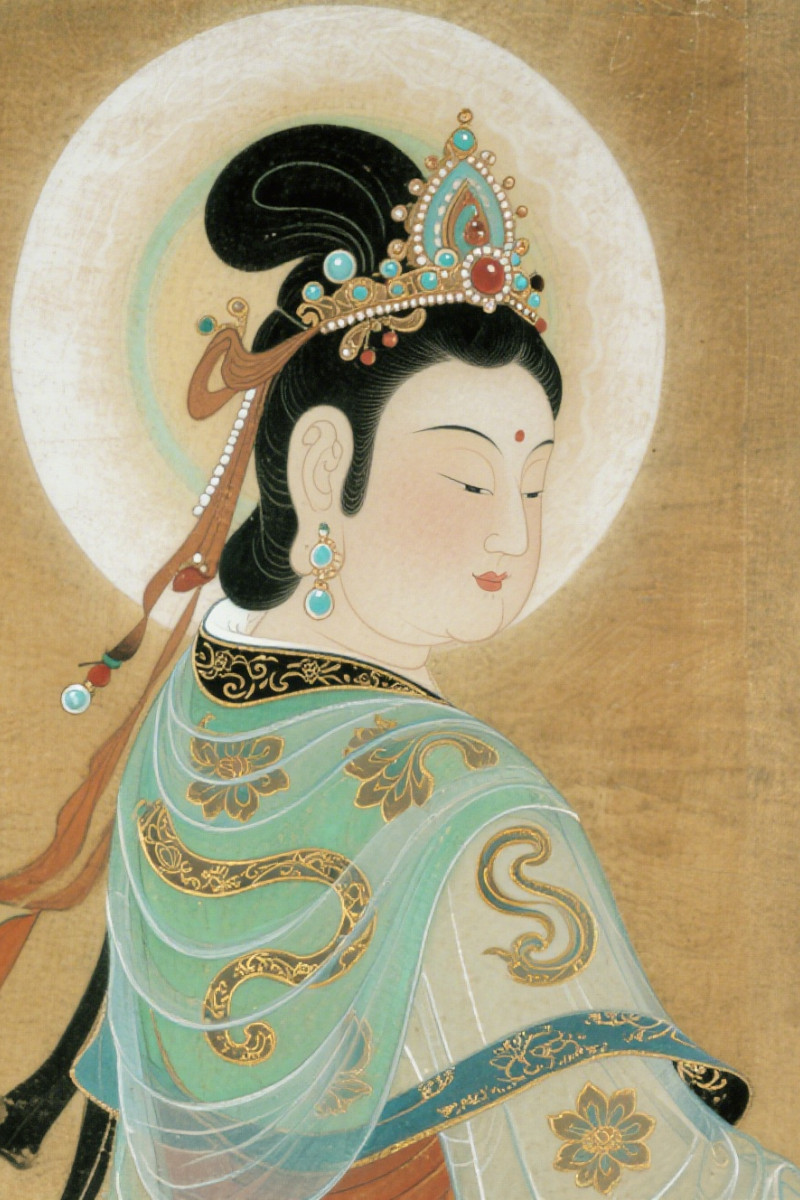 一心顶礼观世音菩萨，修福增慧的无上福田，免受苦恼和灾厄，冥冥之得菩萨慈悲护佑，一