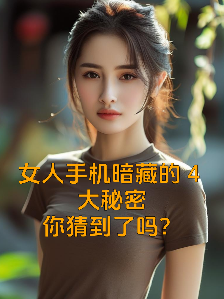 女人手机暗藏的4大秘密，你猜到了吗？