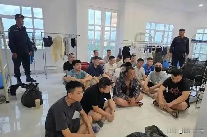 自作孽不可活，柬埔寨抓获多名中国籍电诈犯！柬埔寨又抓获多名中国籍电诈犯，这次金