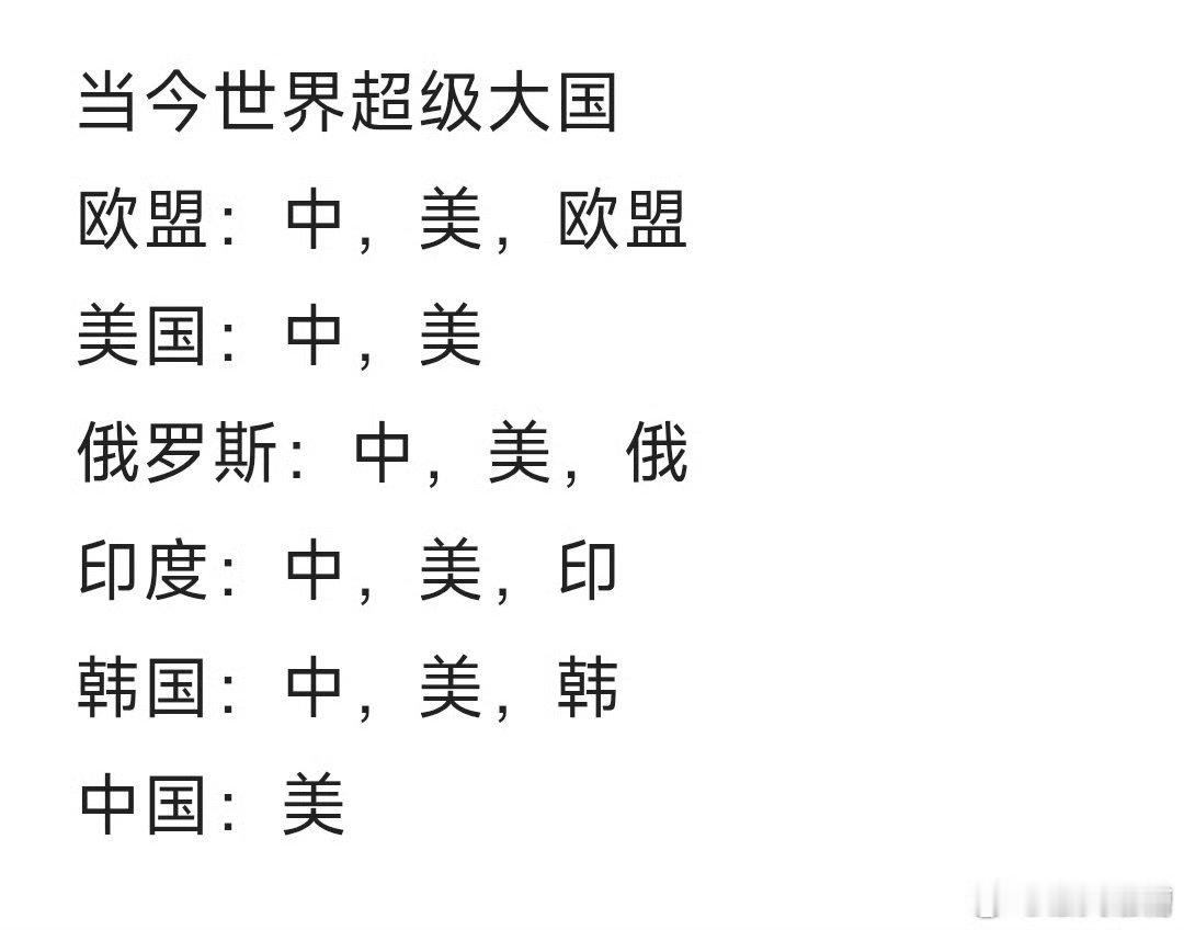 你还别说，中国人现在真的只认一个对手，那就是美国