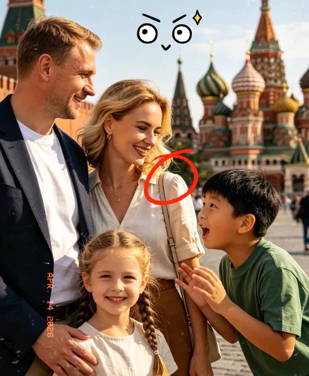 破防了！俄罗斯一家三口来中国旅游，当准备离开中国时，小男孩扒着海关窗口偷偷