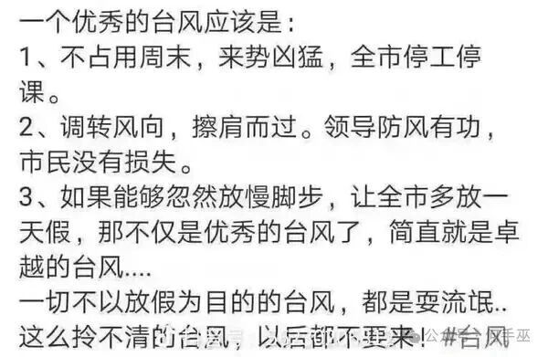 台风：我管你这的那的……