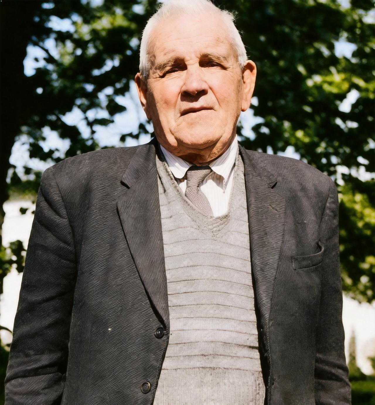 这位老人自从1912年泰坦尼克号沉船后一辈子活在悲痛与抑郁中。那一年，他才24岁