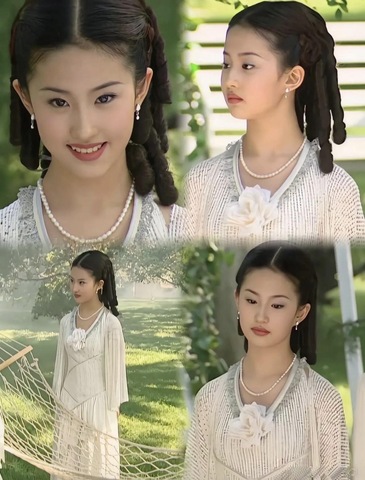 今天看剧照突然发现，这么多年，刘亦菲的鼻子是有变化的。《金粉世家》的刘亦菲，