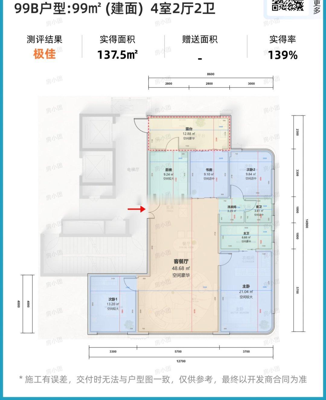 #西安#西安目前新房的户型得房率，再对比前几年的户型：只能说行情好的时候，开发商实在是太敷衍了。#楼