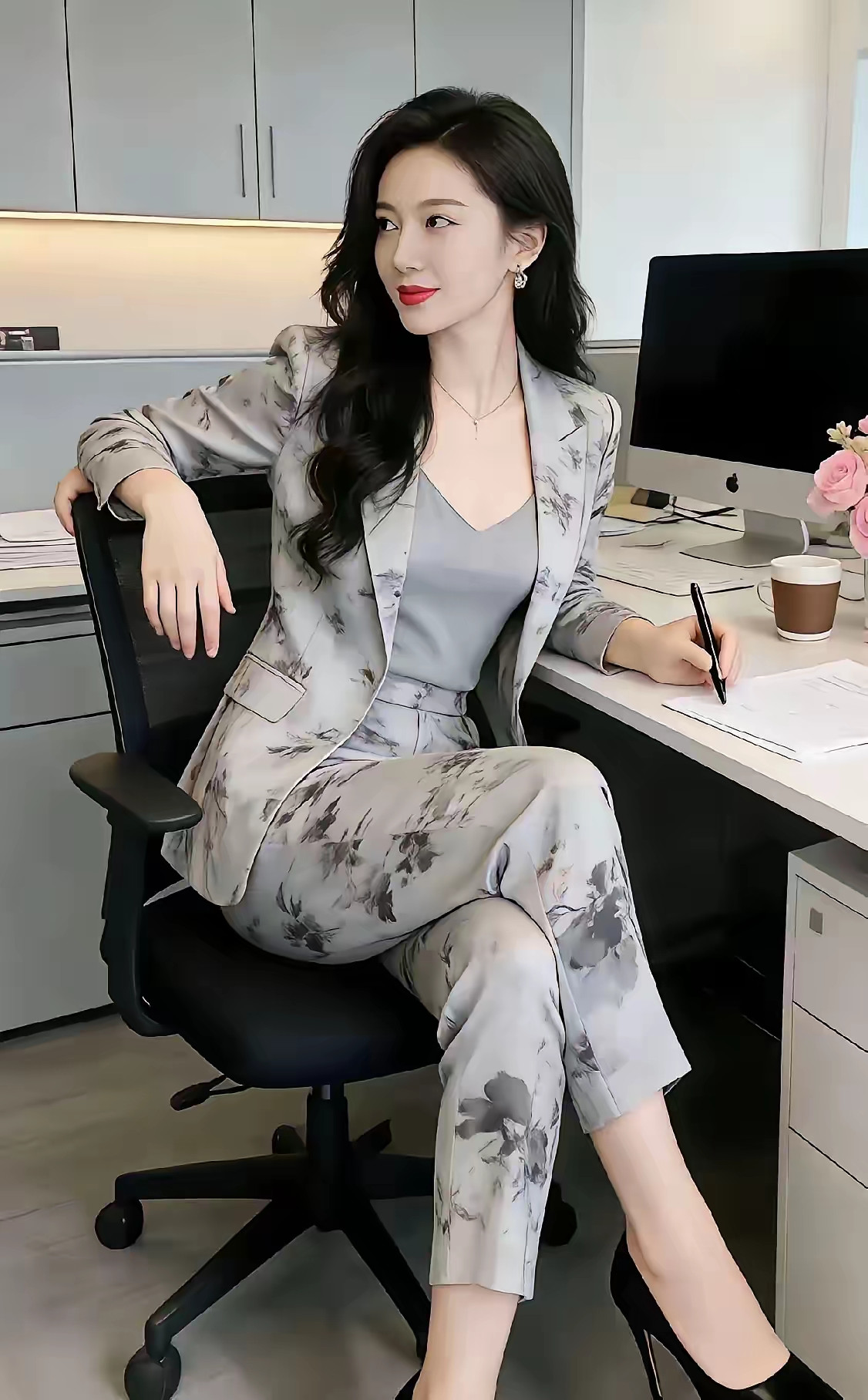 如果她是办公室主任，你工作顺利吗？