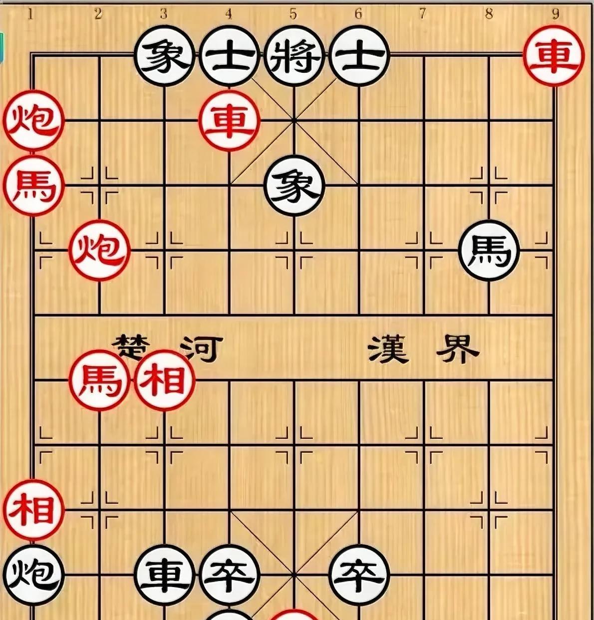 哇塞，盘面子力众多，犬牙交错在一起，棋势诡异，一时半会理不清头绪。黑棋是大车督战