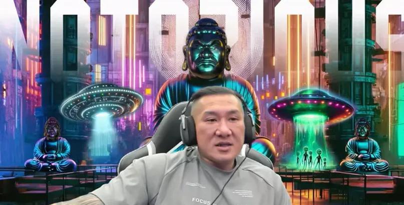 “馆长”在直播中浅谈了蔡正元和沈逸的争论，他说蔡正元是他非常尊重的人，他的论点里