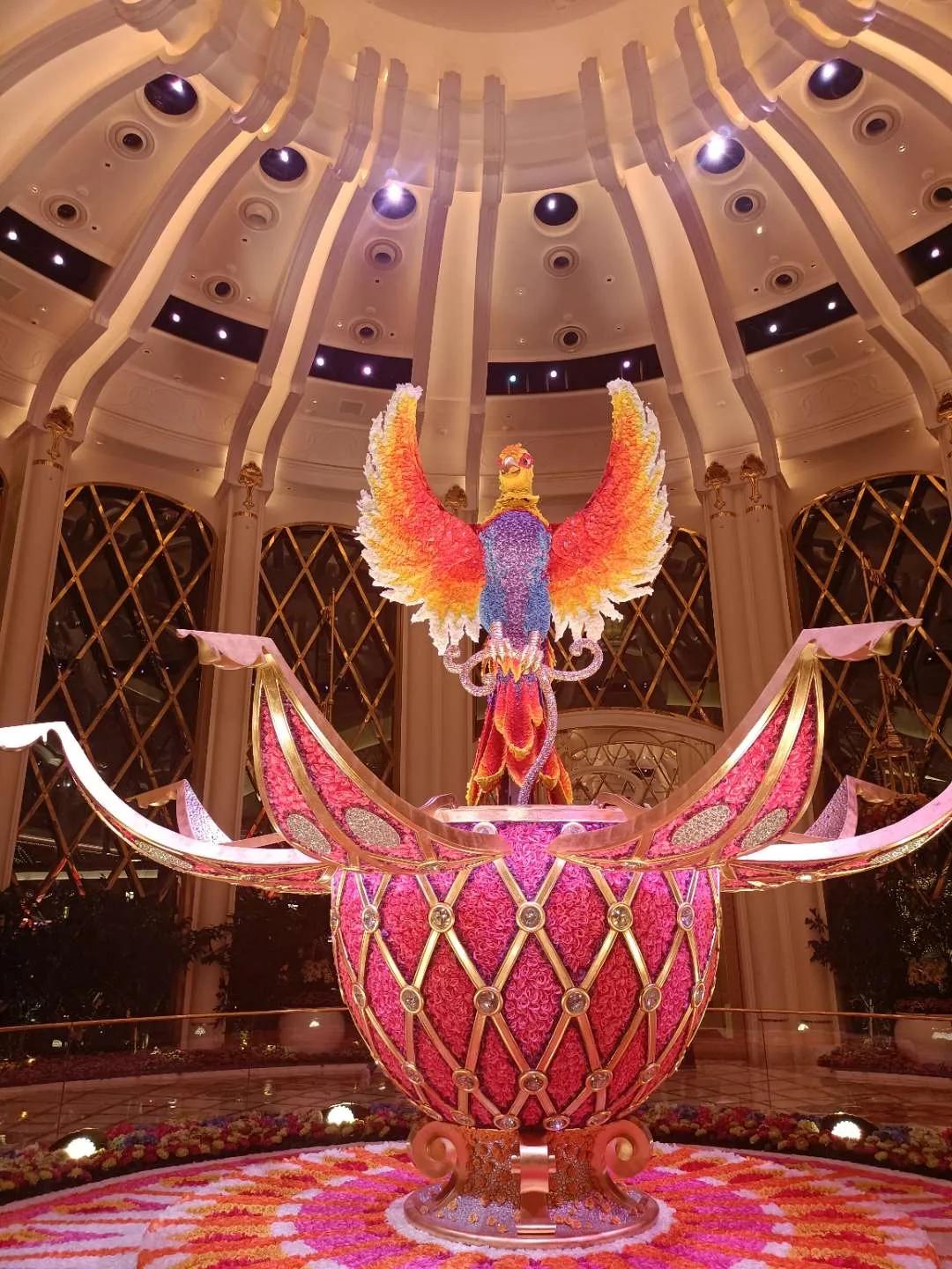 凤凰展翅，展翅展翅。