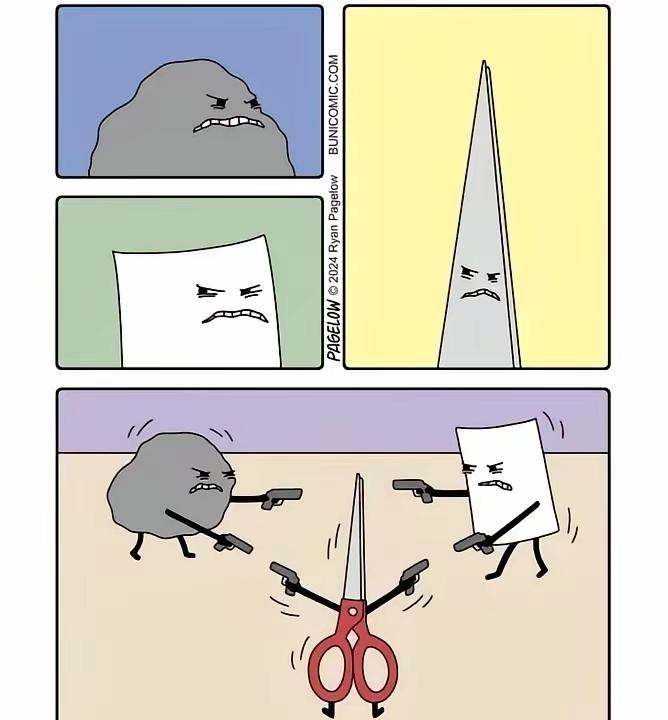 好家伙，石头剪刀布是吧[捂脸哭]