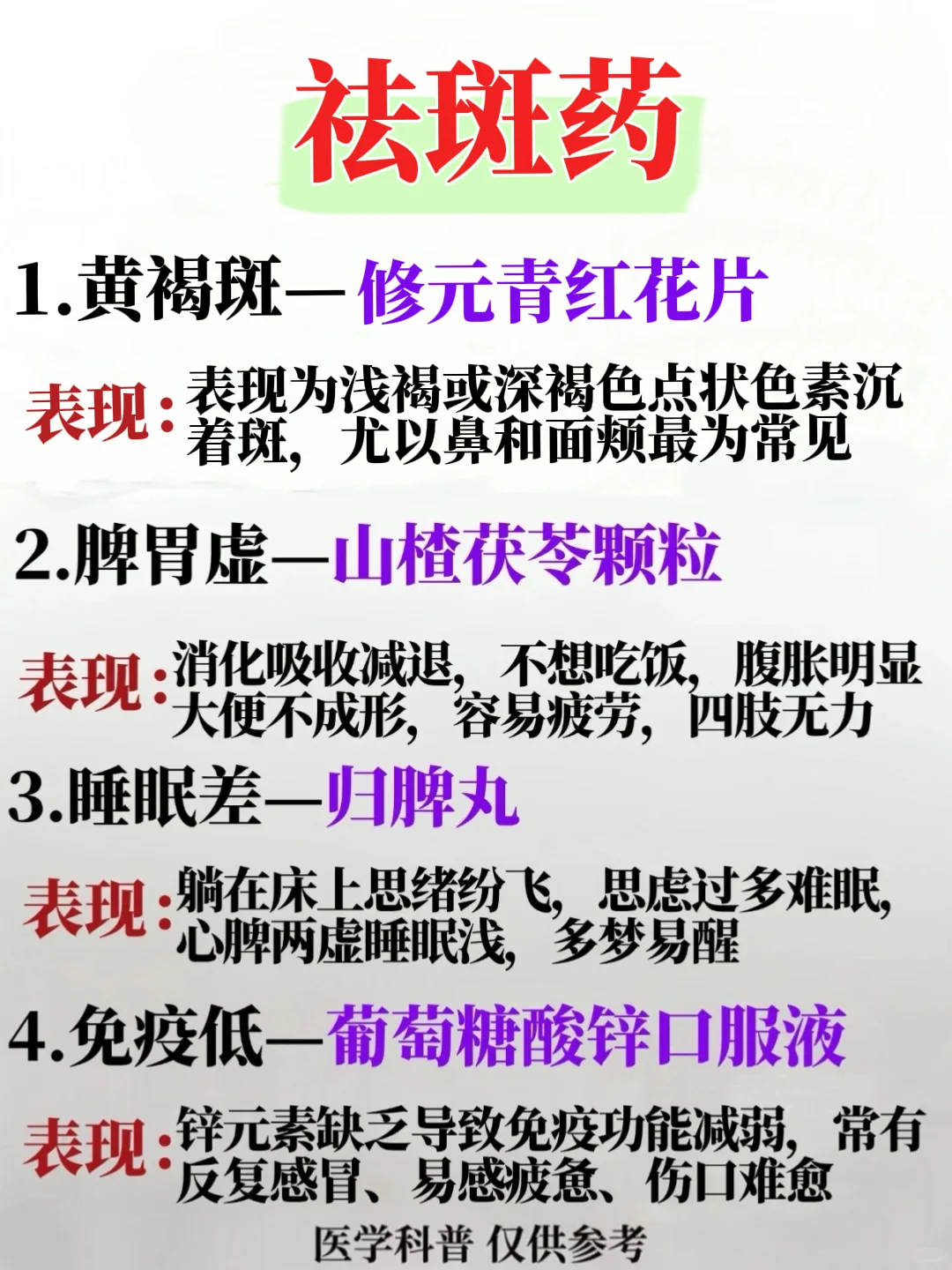 希望所有黄褐斑的家人都看到