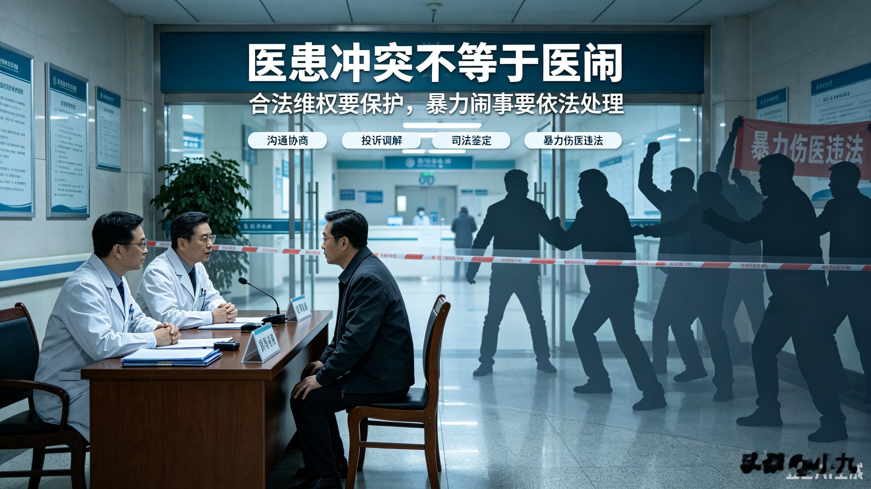 医患矛盾所产生的冲突都是医闹吗?很多人有一个误区：只要医患之间起了争执，就直接定性为医闹。其实，医患