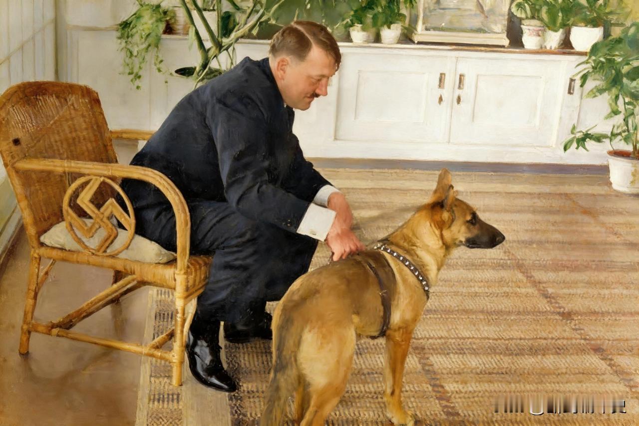 希特勒养过不少狗，其中最出名的一条叫“布隆迪”，是条德国牧羊犬。它是1941年马