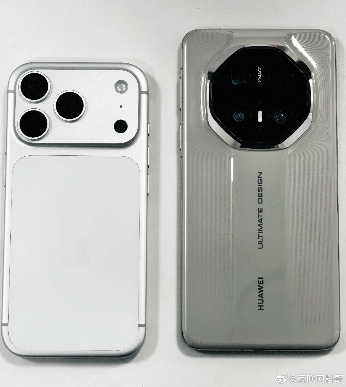 这俩就是国内唯二的最高端旗舰机，华为Mate70RS和苹果iPhone17Pro