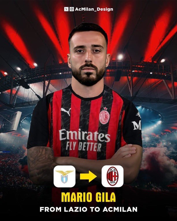 AC米兰待确认：AC米兰与拉齐奥即将就马里奥·希拉的转会达成协议。意甲