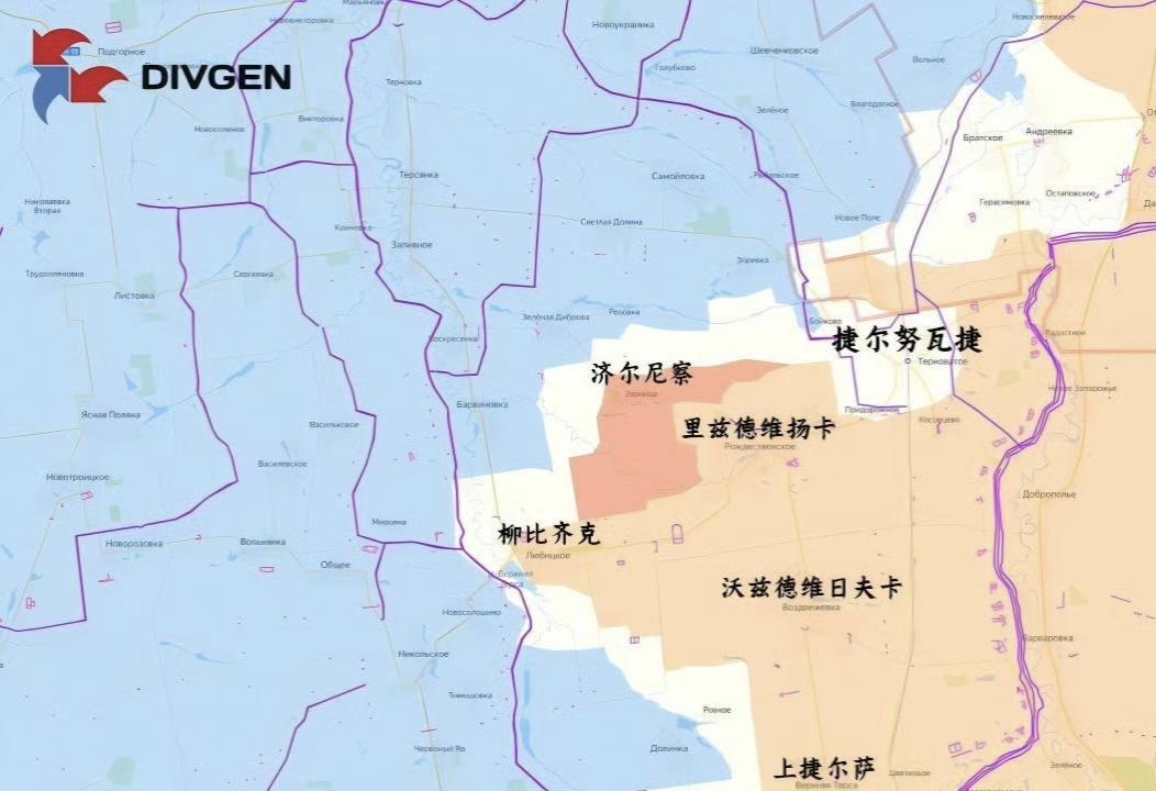 俄军东部集群第36合成集团军各旅在扎波罗热州作战。经过一番激战，俄军占领了济尔尼