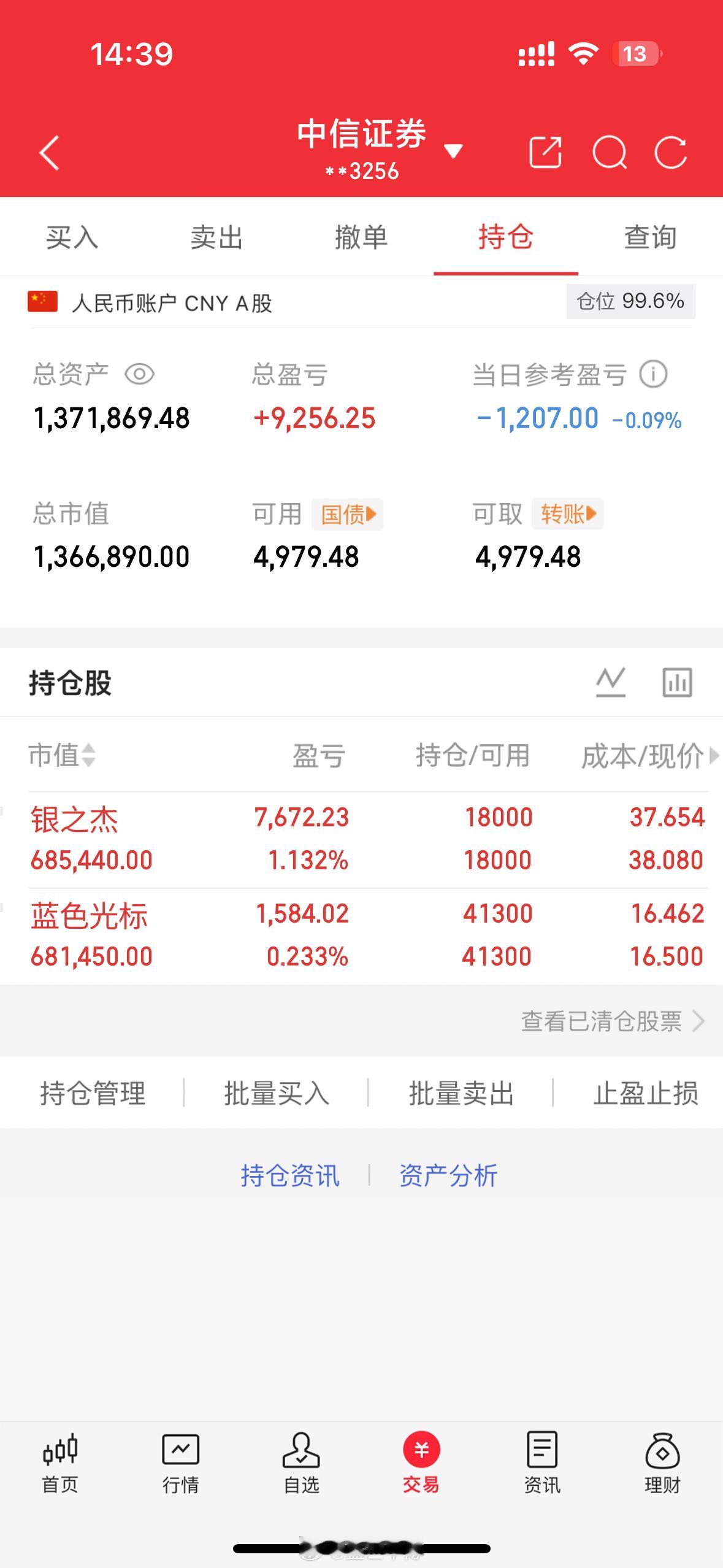 4月13日实盘更新100w起步口说无凭，眼见为实，可以关注牛博一段时间持
