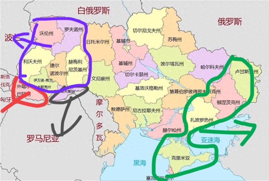 俄乌战争打到现在，俄罗斯策化东部地区独立公投加入了俄罗斯，若乌克兰其他州为了自保