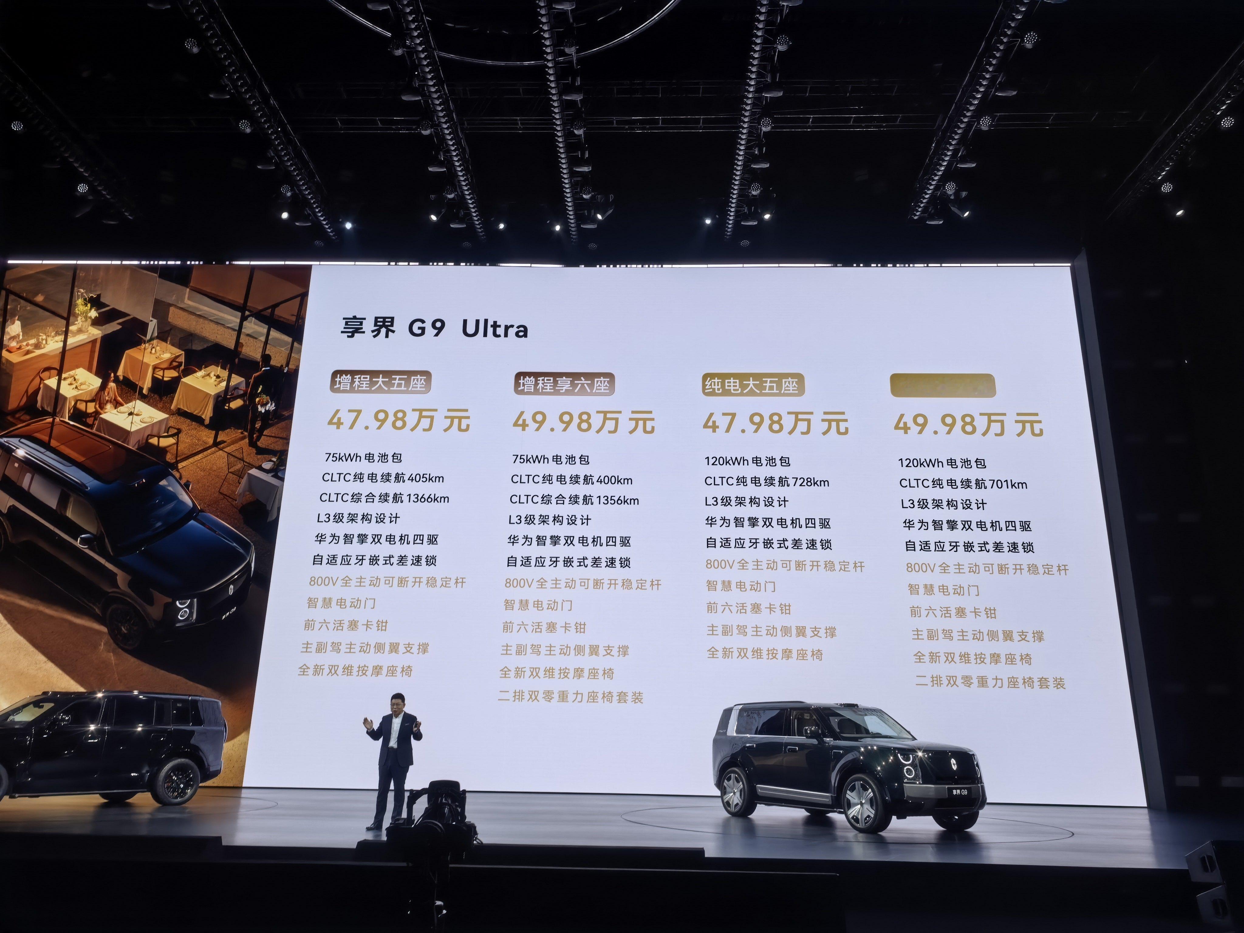 价格前瞻没问题，小订价格减一万，ultra版及以上增程和纯电同价，诚意不错大定