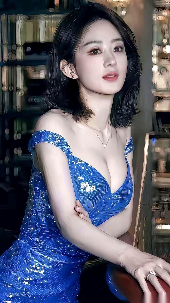 深夜刷手机看到赵丽颖的活动生图，我手指头直接停在屏幕上，滑不动了。太白了，太紧