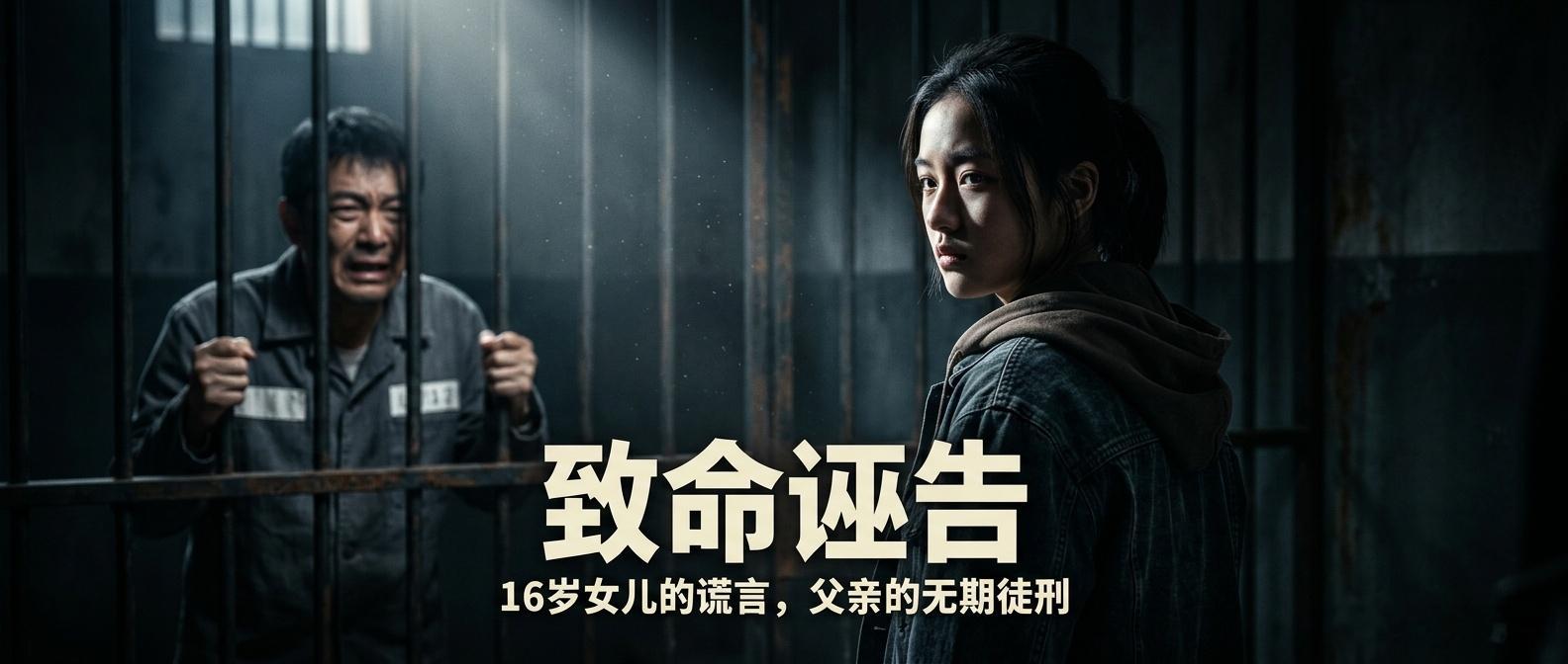 女儿一个谎让父亲坐了两年牢女孩给法官写手写信求给父亲清白法律不是让父亲被带走的泄