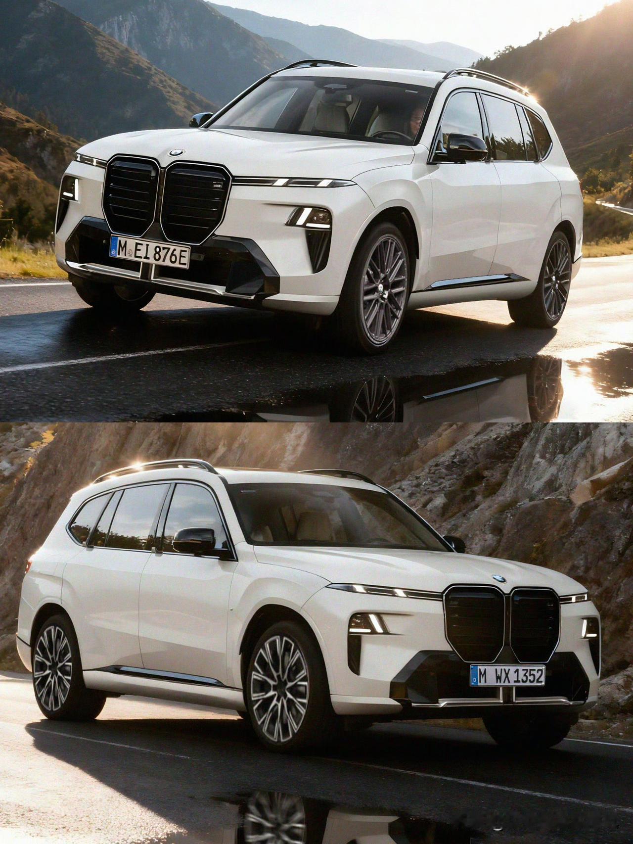 当宝马旗舰SUV换上全新前脸，却依然跳动着一颗V8心脏，会是怎样的画风？新一代X